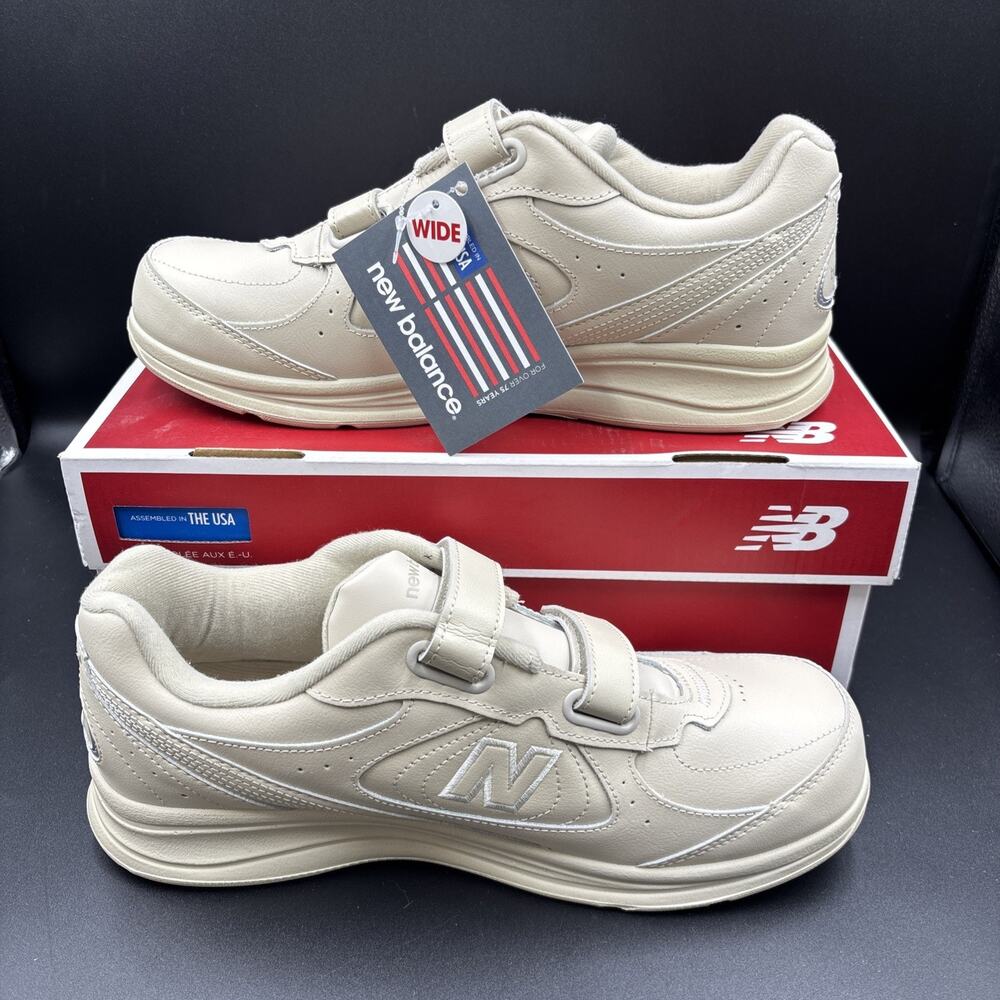 New Balance Mens 577 MW577VB Beige Walking Shoes Sneakers Size 10 4E Wide New